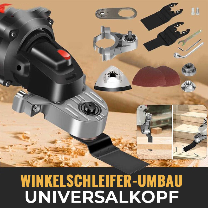 Winkelschleifer-Umbau-Universalkopf-Set