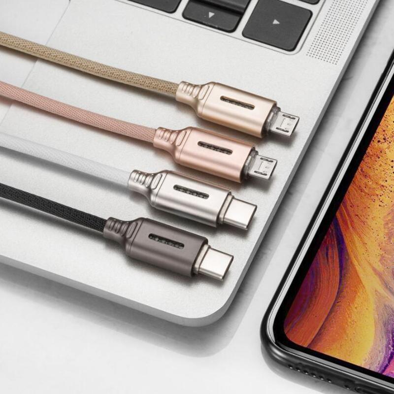 Intelligentes Automatisches Ladekabel fĂĽr Android, iOS & Typ C