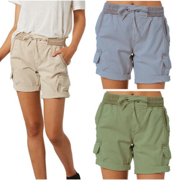 Hohe Taille Damen lässig lose Shorts