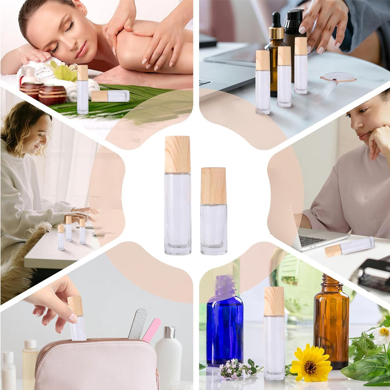 Nachfüllbare Rollerflasche für ätherische Öle (5 Stk.)