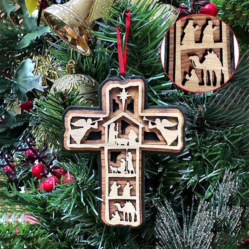 Weihnachtsornament Kreuz