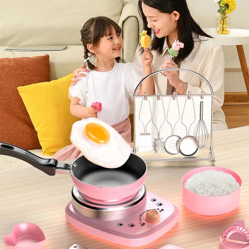Echtes Kochen im Mini-Küchenspielzeug für Kinder – 22-teiliges Set