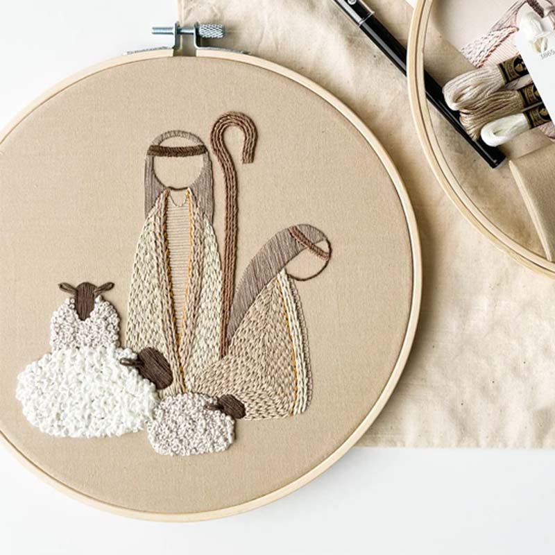 Krippen-Stickset