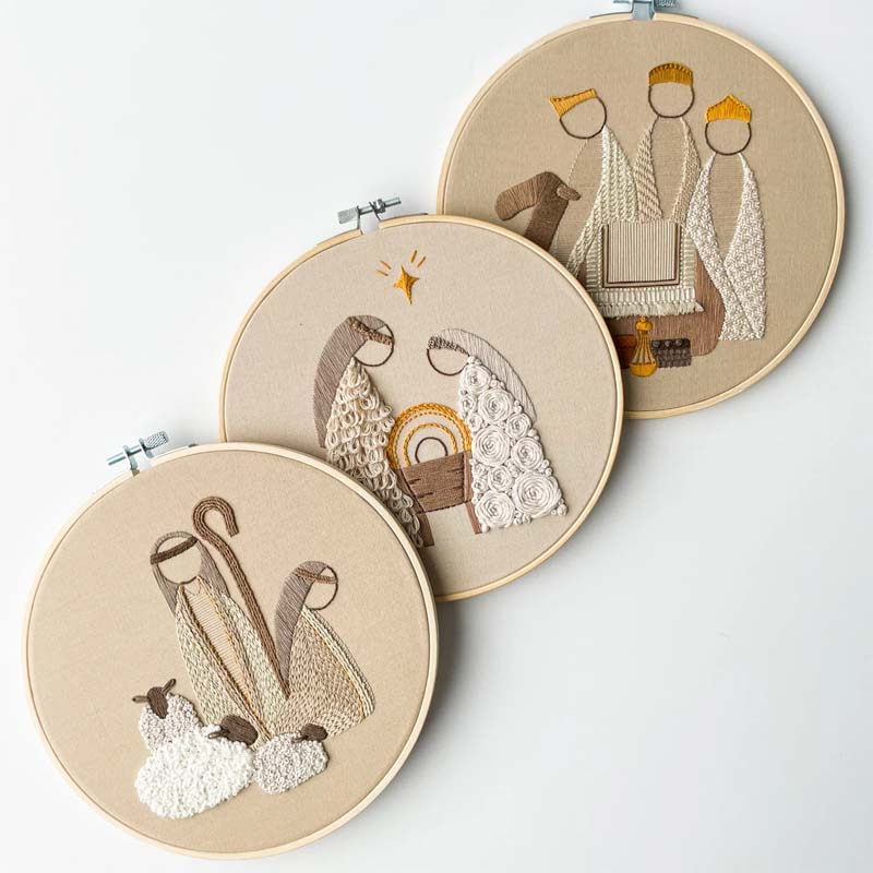 Krippen-Stickset