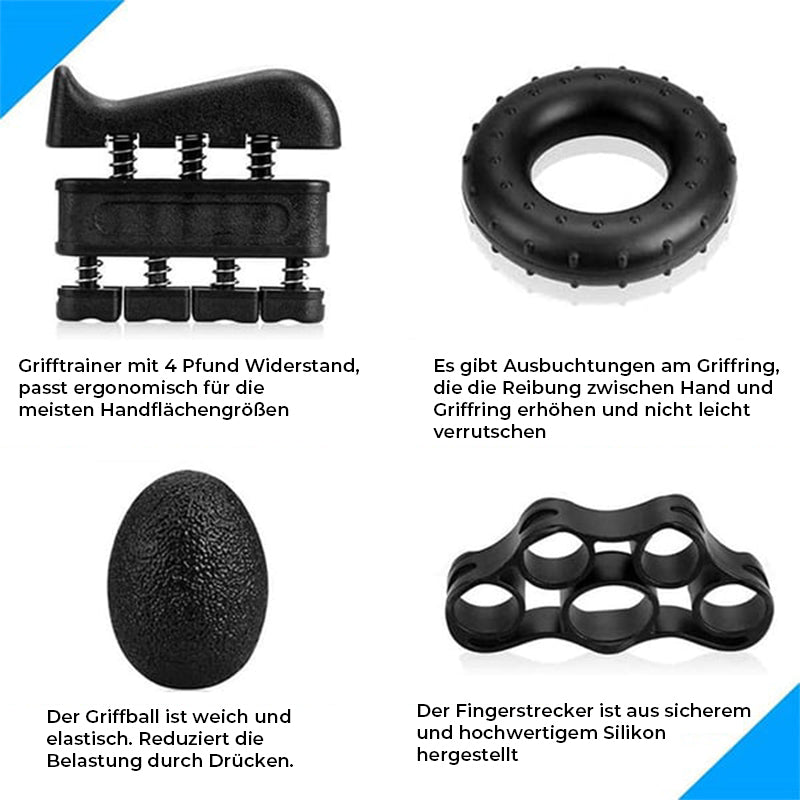 Handgriff-Stärker-Set (5er-Pack)
