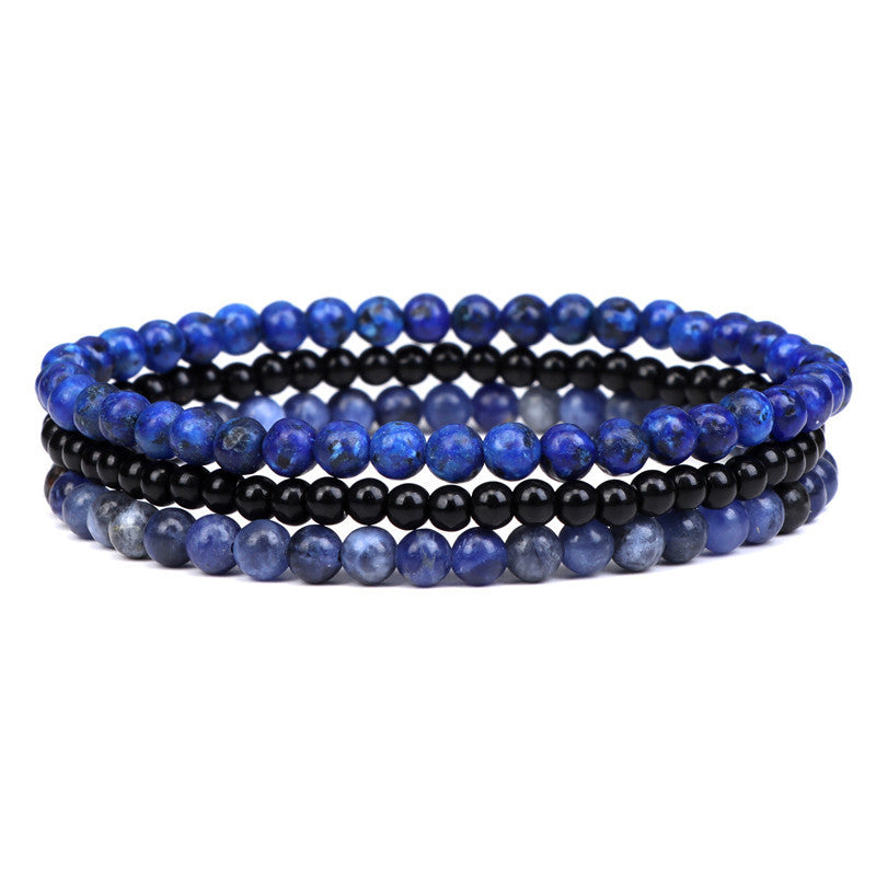 Amethyst-Stressabbau Perlenarmband
