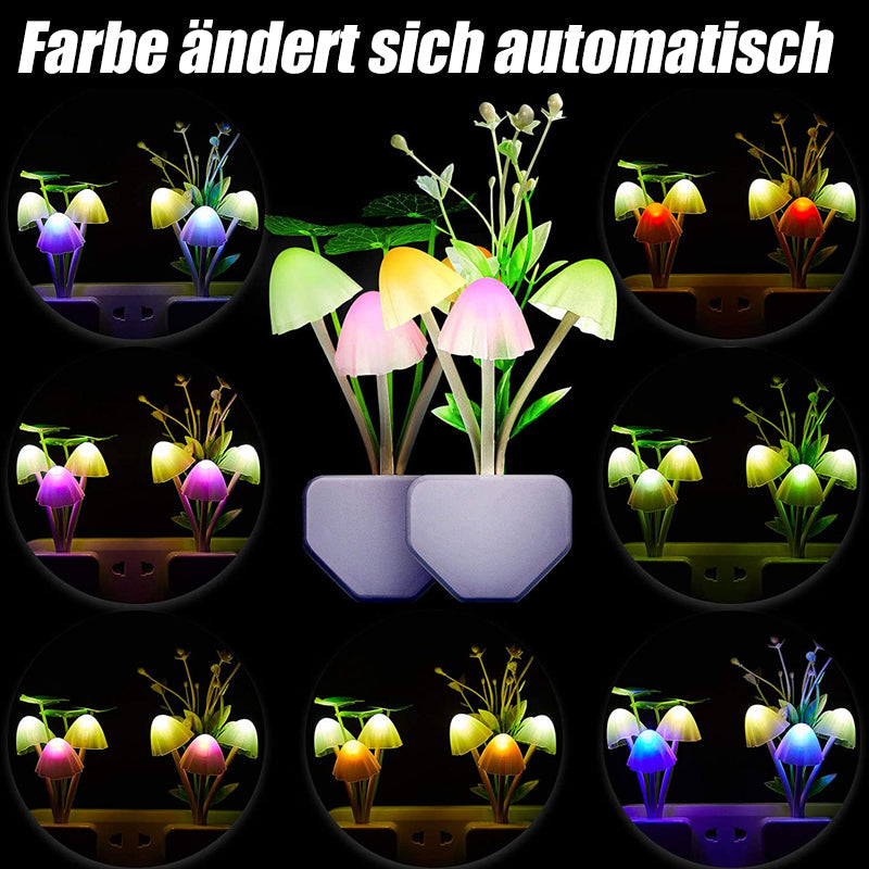 Magisches Pilz-LED-Nachtlicht mit Farbwechsel