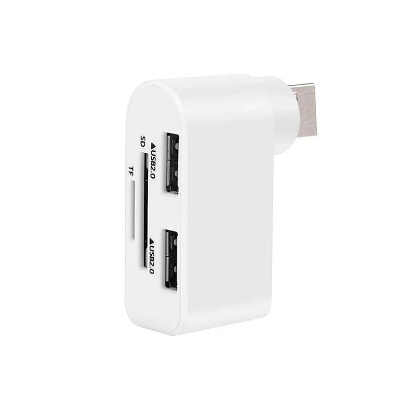 4-in-1 drehbarer USB-Hub