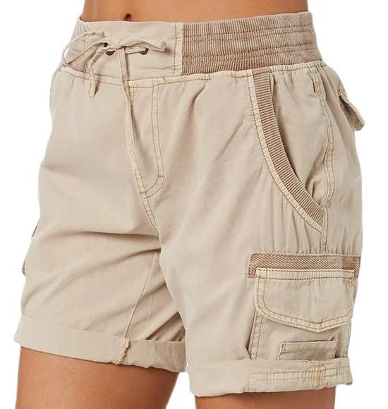 Hohe Taille Damen lässig lose Shorts