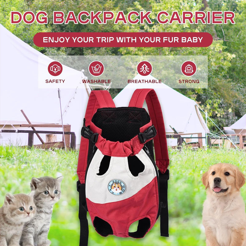 Tragbarer Rucksack für Hunde und Katzen auf Reisen