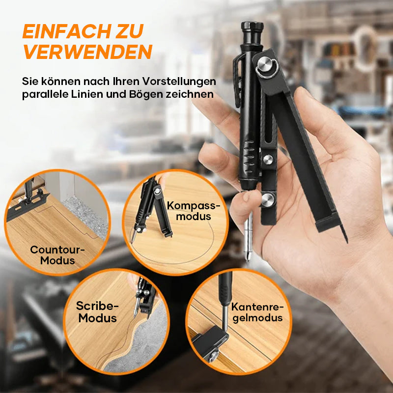 Multifunktionales Konstruktions-Bleistift-Anreißwerkzeug
