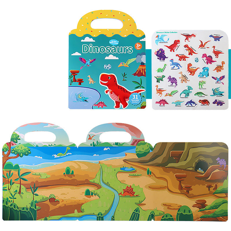 Wiederverwendbares Aufkleberbuch