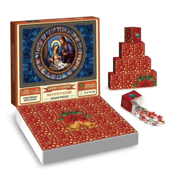 Adventskalender Weihnachtspuzzles