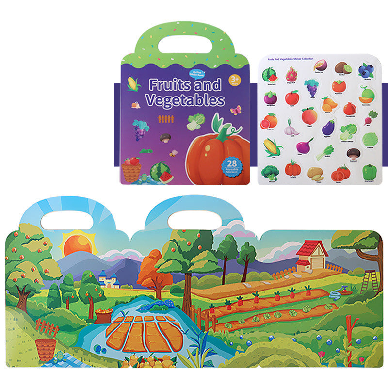 Wiederverwendbares Aufkleberbuch