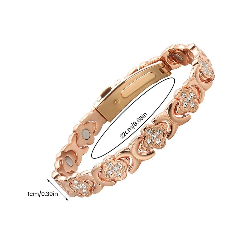 Blumenarmband aus Kupfer