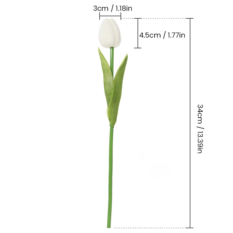 Künstliche Tulpenblumen für den Außenbereich 1 Bündel (7 Stück)