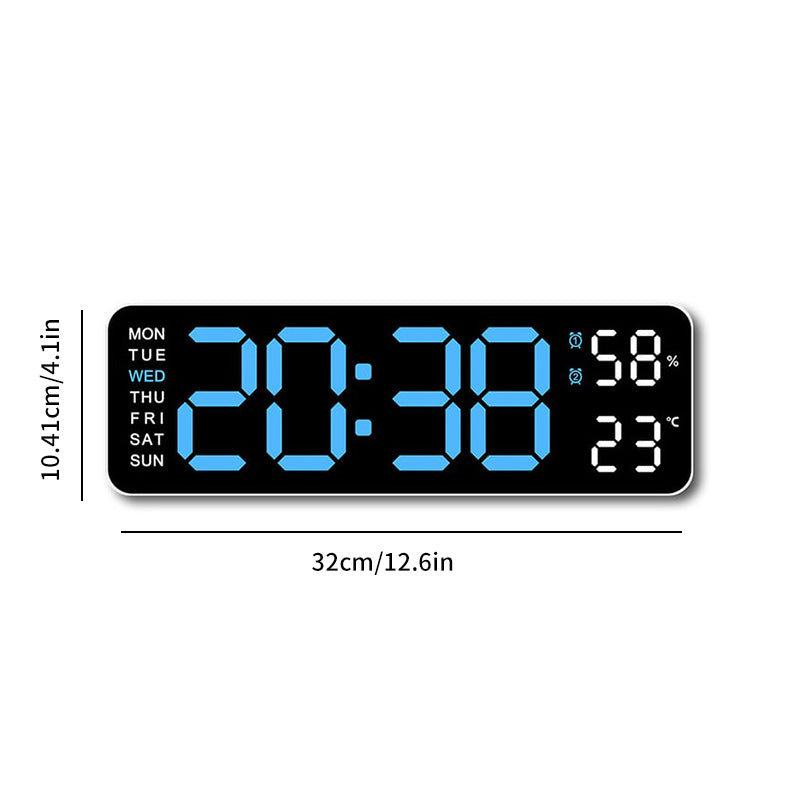 Verbesserte digitale Wanduhr mit großem Display 9 inches