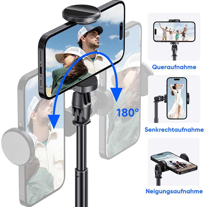 TT01 Ausziehbares Bluetooth-Selfie-Stick-Stativ