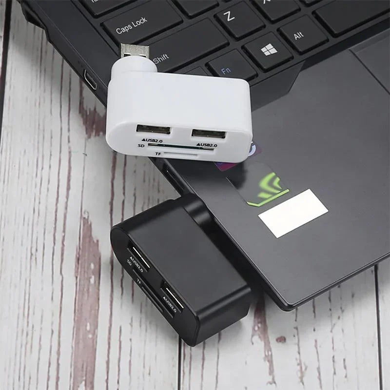 4-in-1 drehbarer USB-Hub