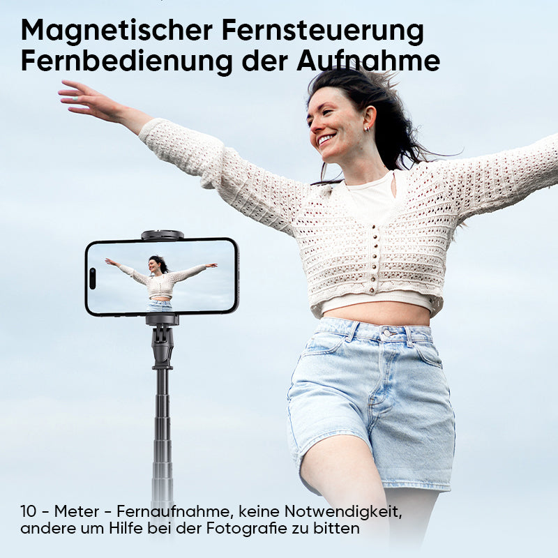 TT01 Ausziehbares Bluetooth-Selfie-Stick-Stativ