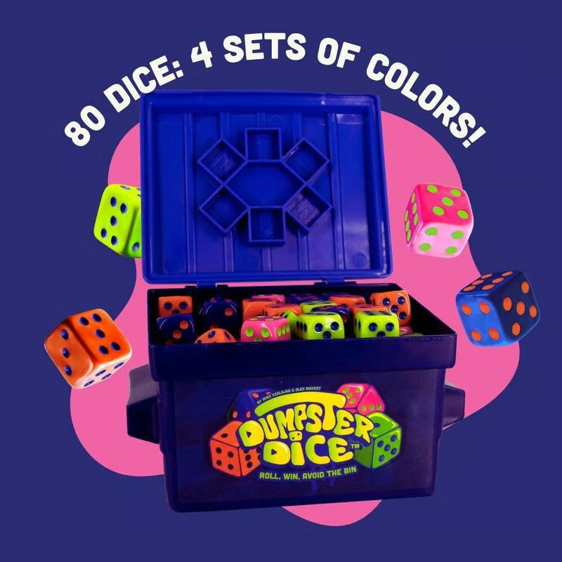 Dumpster Dice - Schnelles Familienspiel mit Würfeln