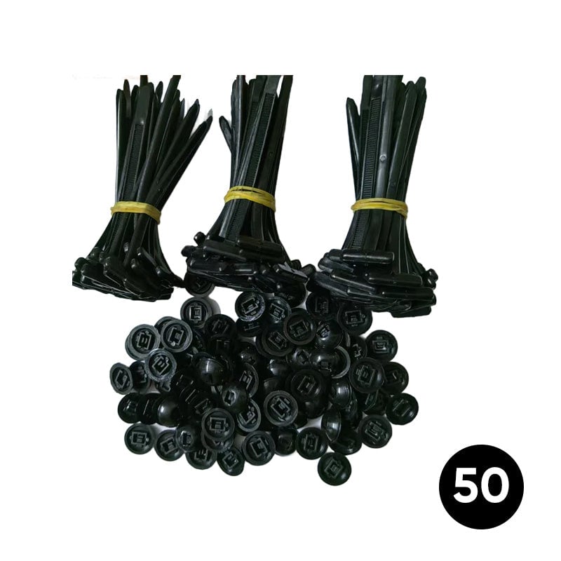 Universal-Kabelbinderschnalle aus Nylon