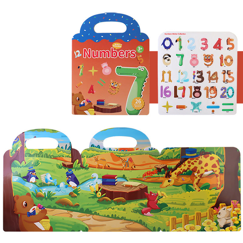 Wiederverwendbares Aufkleberbuch