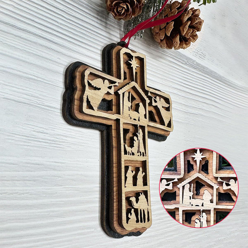 Weihnachtsornament Kreuz