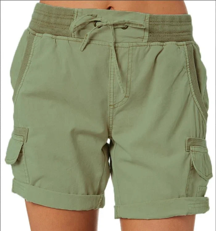 Hohe Taille Damen lässig lose Shorts