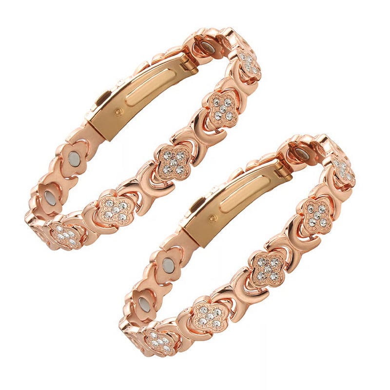 Blumenarmband aus Kupfer