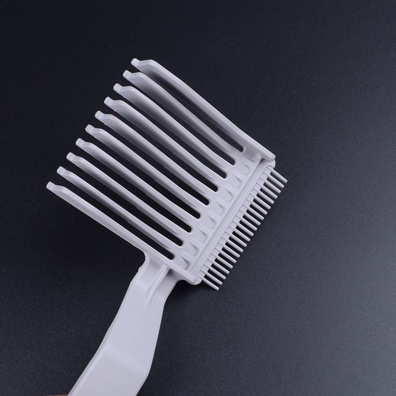 Barber Shop Herrenfriseur Flacher Haarkamm(2 Stk)