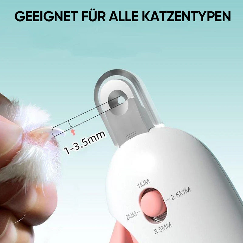 Katzennagelknipser mit verstellbarer Blende