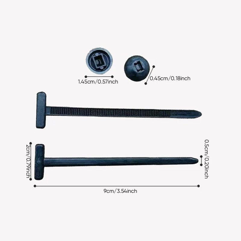 Universal-Kabelbinderschnalle aus Nylon