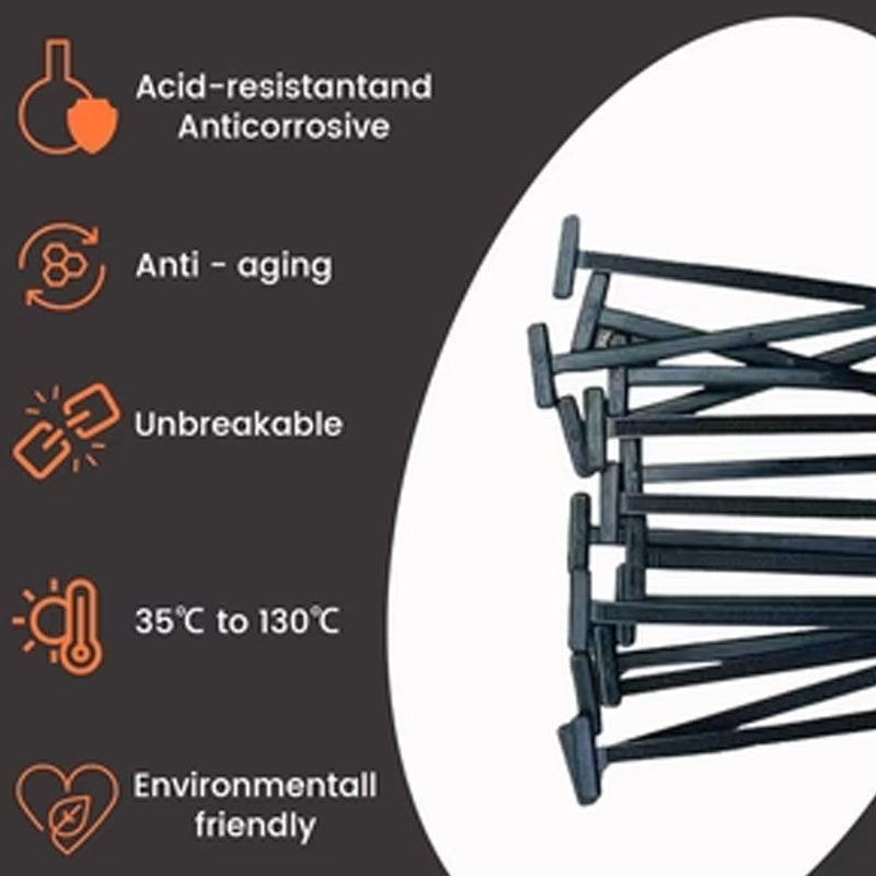 Universal-Kabelbinderschnalle aus Nylon