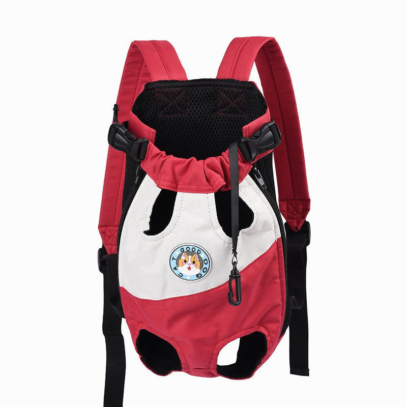 Tragbarer Rucksack für Hunde und Katzen auf Reisen