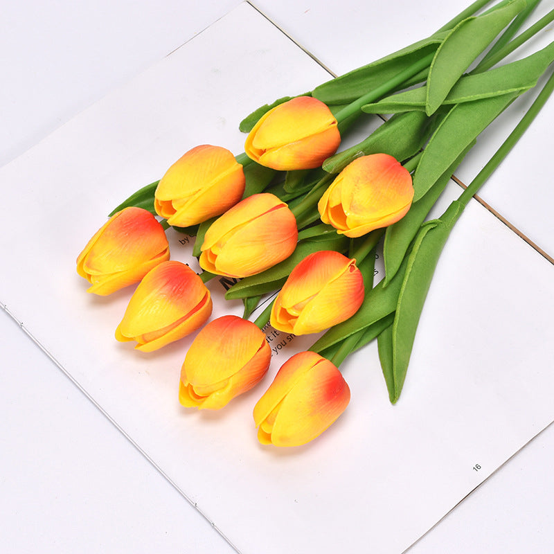 Künstliche Tulpenblumen für den Außenbereich 1 Bündel (7 Stück)