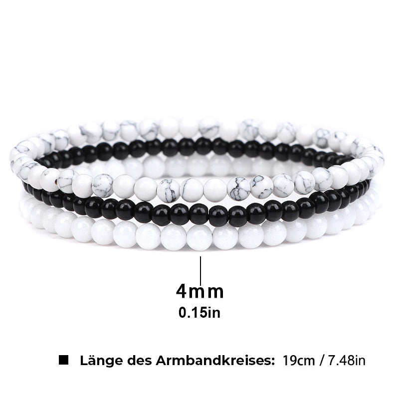 Amethyst-Stressabbau Perlenarmband