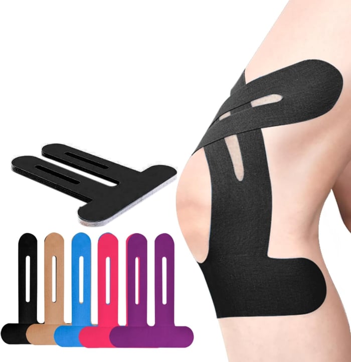 Vorgeschnittenes Kinesiologie-Tape für Knie