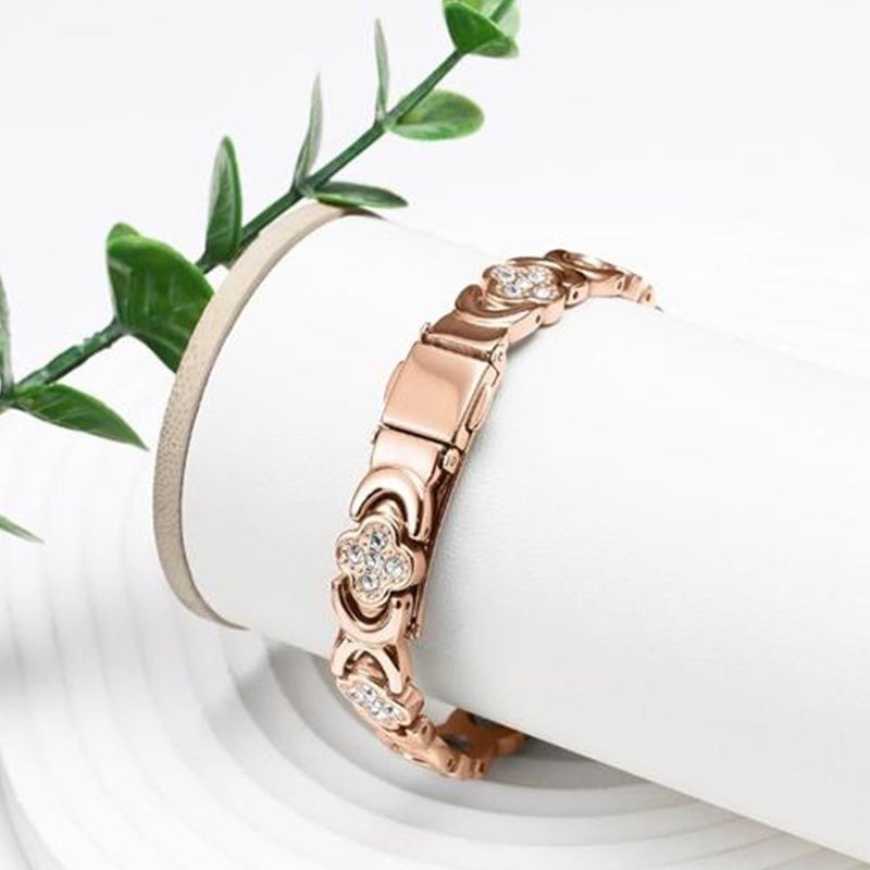Blumenarmband aus Kupfer