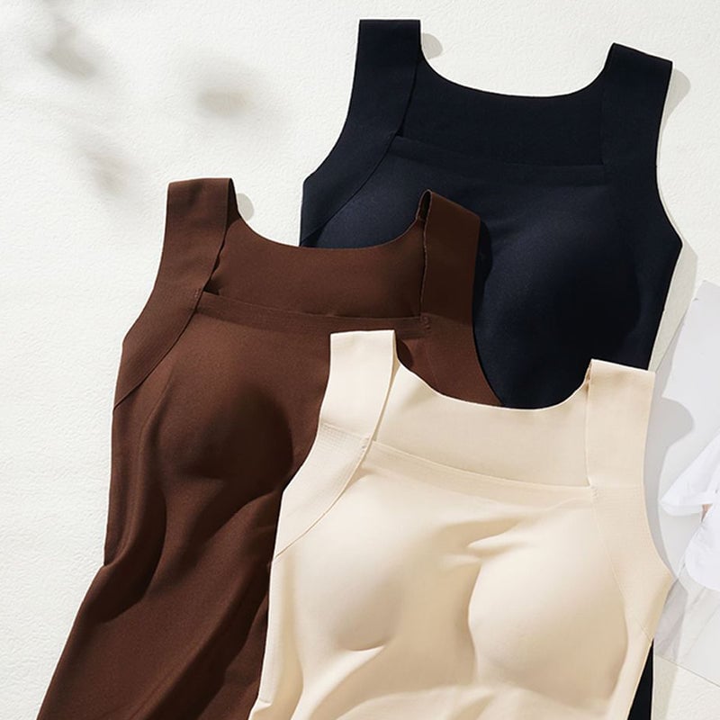 U Neck Shapewear Built-in Bra Tank