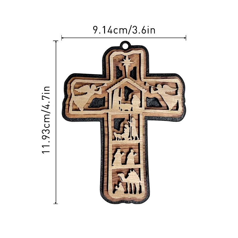 Weihnachtsornament Kreuz