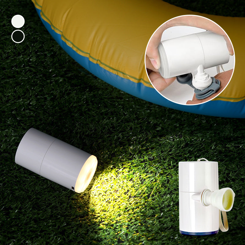 Tragbare Luftpumpe + Campinglicht
