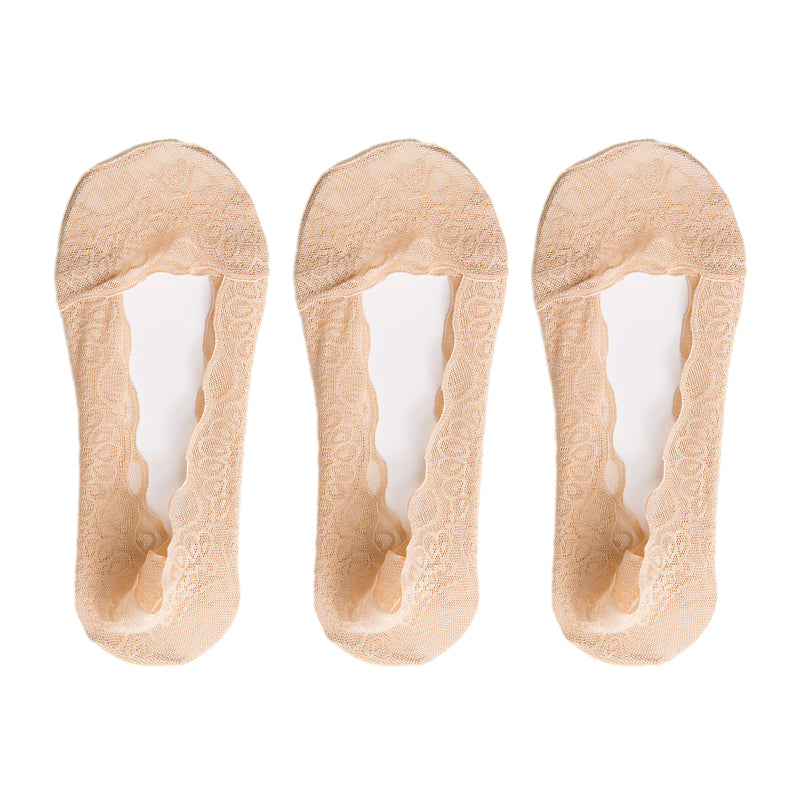 Spitzenlose Einlegesocken für Frauen