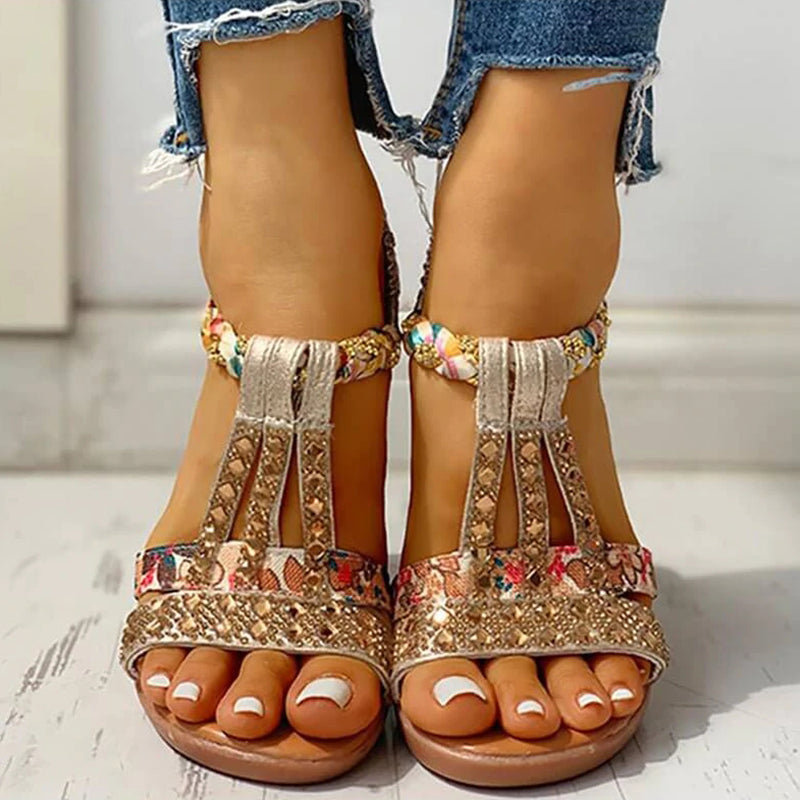 Damen Luxus Strand Sandalen
