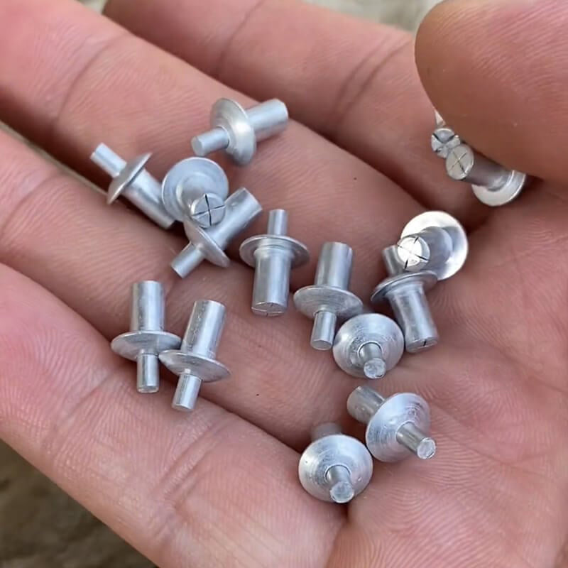 Aluminiumkernnieten mit rundem Kopf(100 Stück)