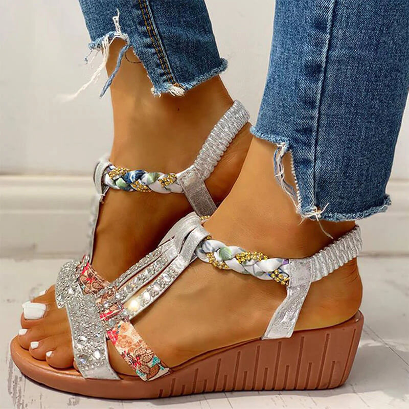 Damen Luxus Strand Sandalen