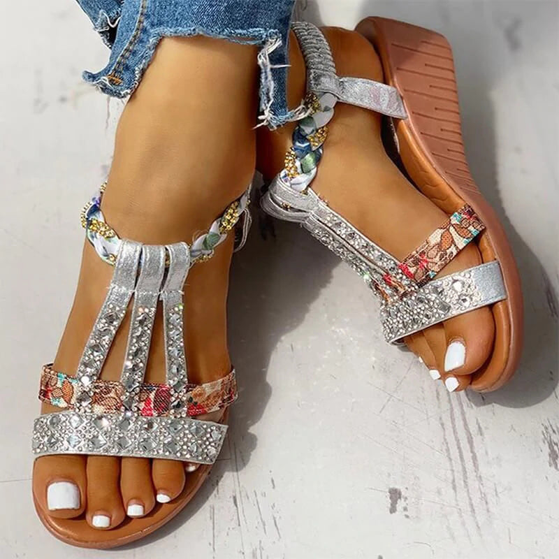 Damen Luxus Strand Sandalen
