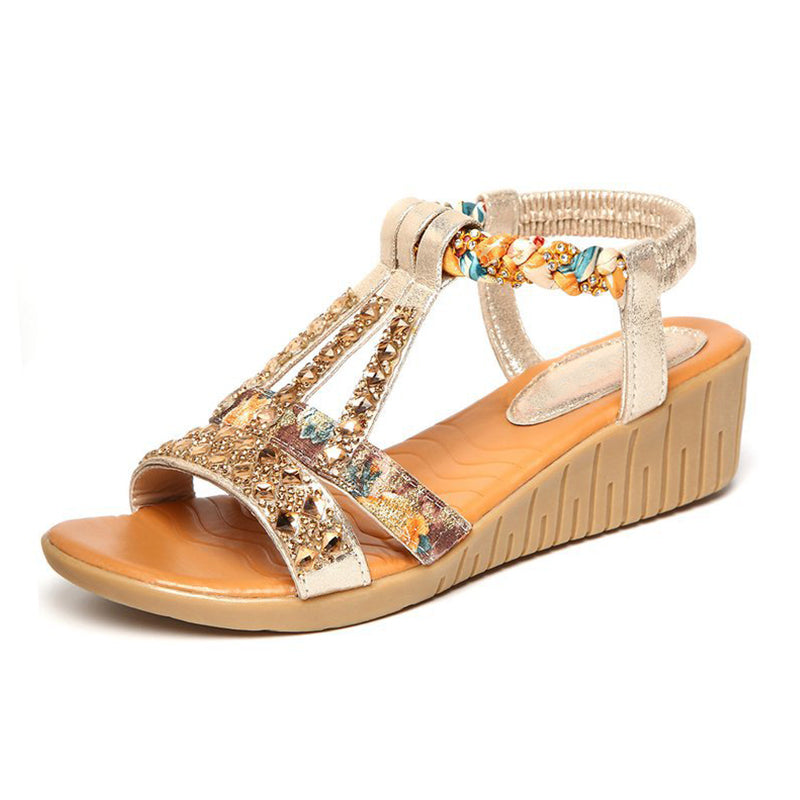 Damen Luxus Strand Sandalen