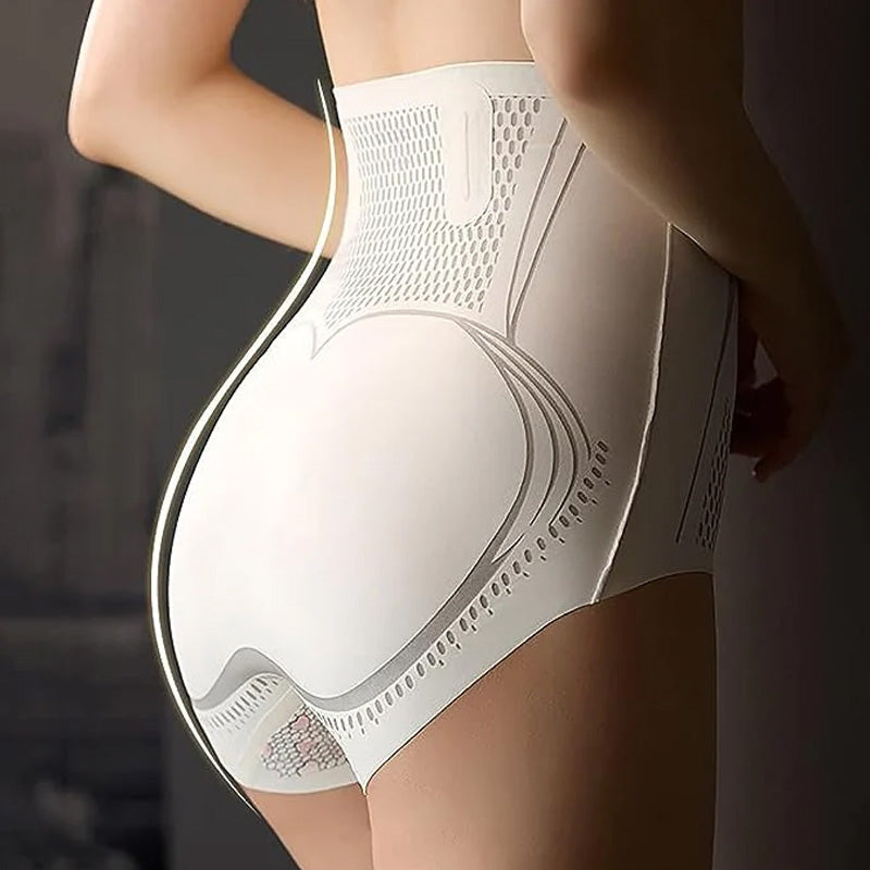 Eisseiden Ionenfaser Bauchkontrollierende Unterhose