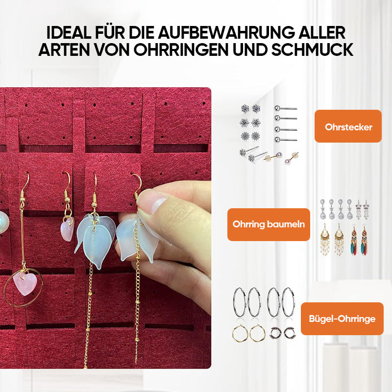 Hängender Schmuck-Organizer aus Filz